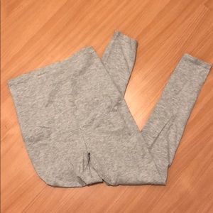 Grey maternity leggings